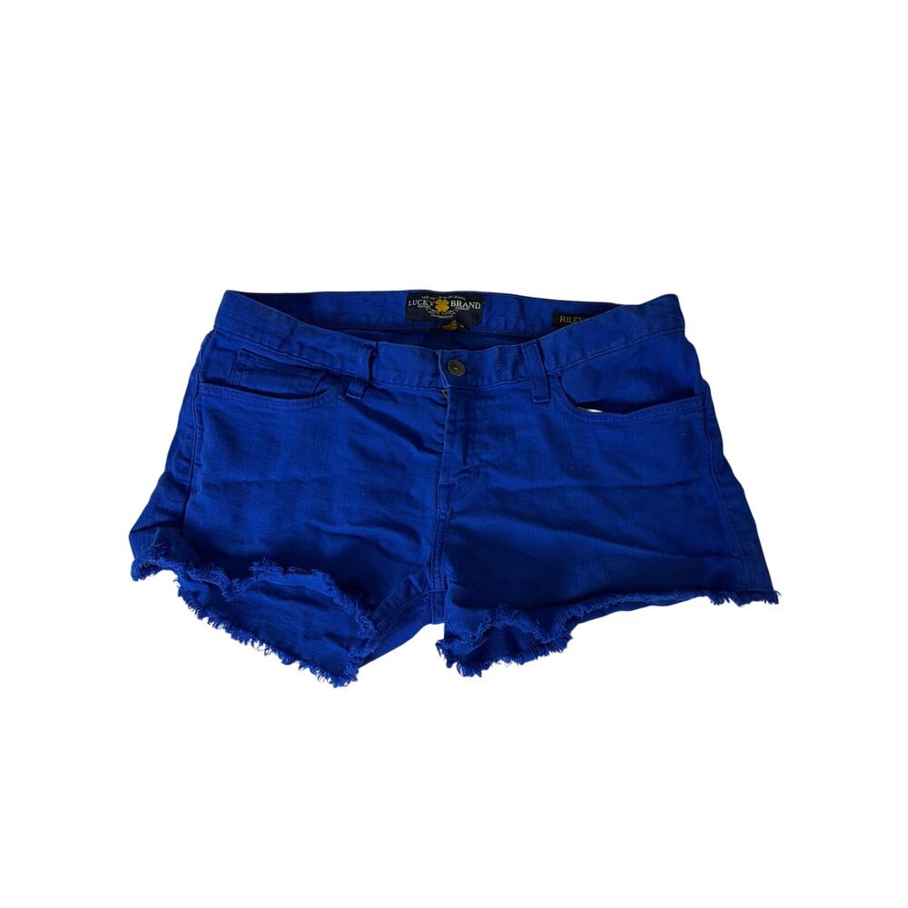 Royal Blue High Waisted Athletic Shorts Size 8 Women's